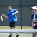 Barton Nick Schatas returns a ball in a match against Chippewa on Friday, July 12. Daniel Brenner I AnnArbor.com